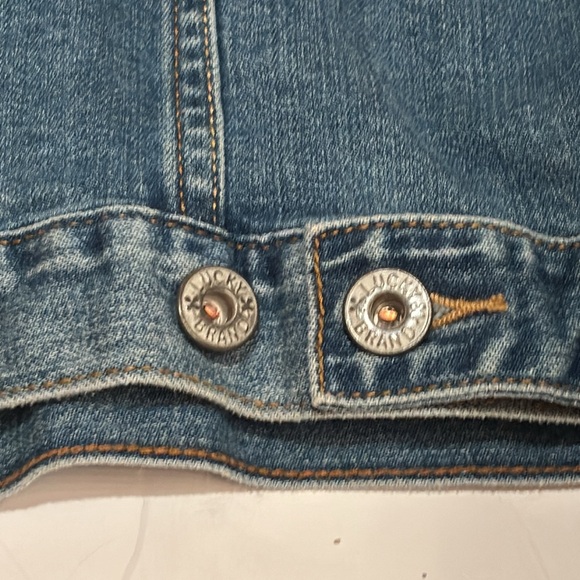 NWT LUCKY BRAND denim jean jacket small S - Picture 8 of 9